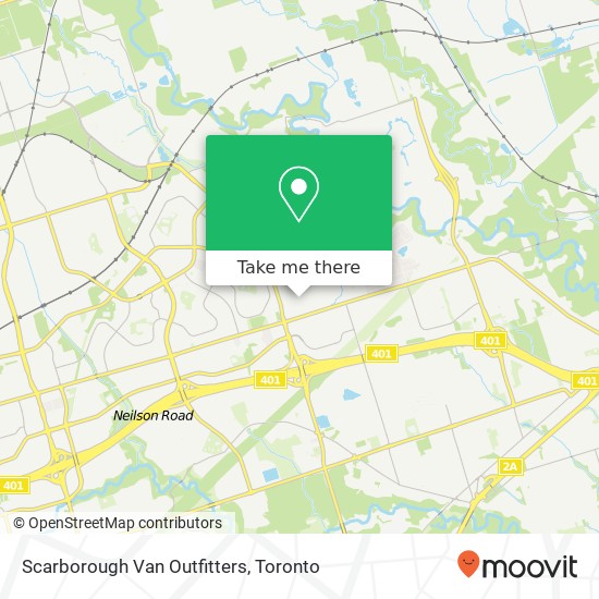 Scarborough Van Outfitters map