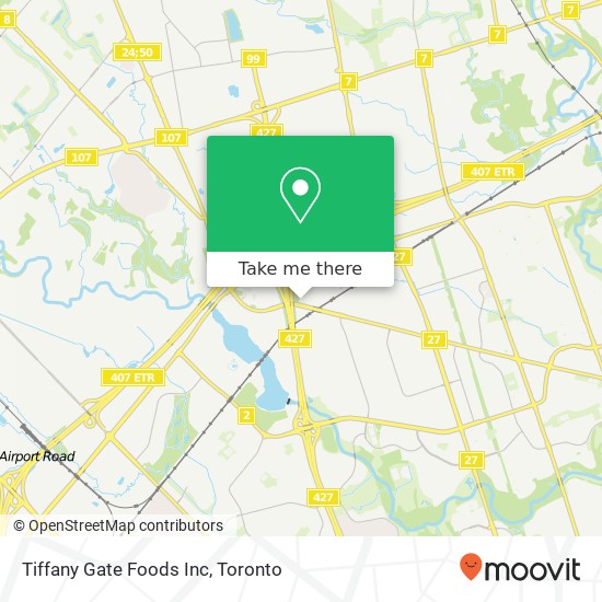 Tiffany Gate Foods Inc map