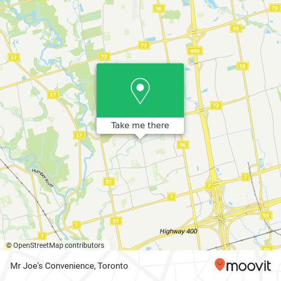 Mr Joe's Convenience map