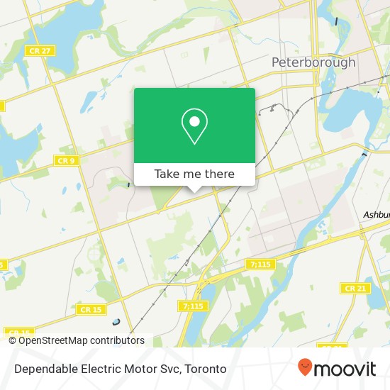 Dependable Electric Motor Svc map