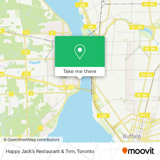 Happy Jack's Restaurant & Tvrn map