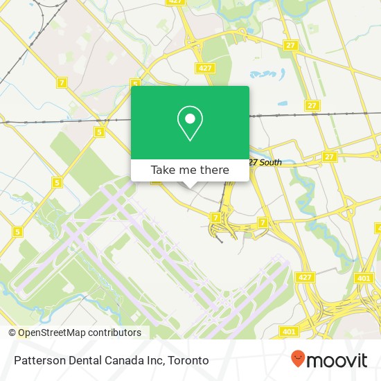 Patterson Dental Canada Inc map