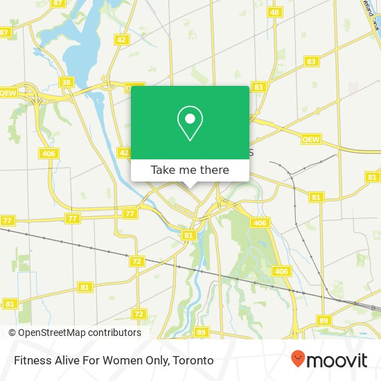 Fitness Alive For Women Only map