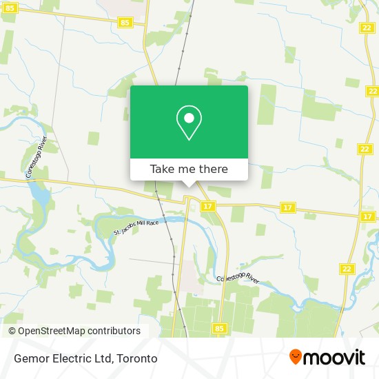 Gemor Electric Ltd map