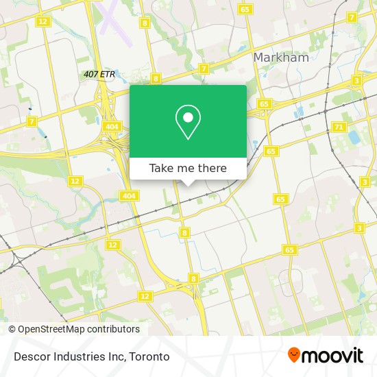 Descor Industries Inc map