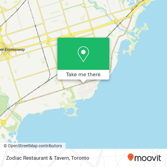 Zodiac Restaurant & Tavern map