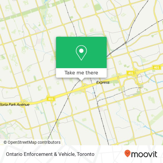 Ontario Enforcement & Vehicle map