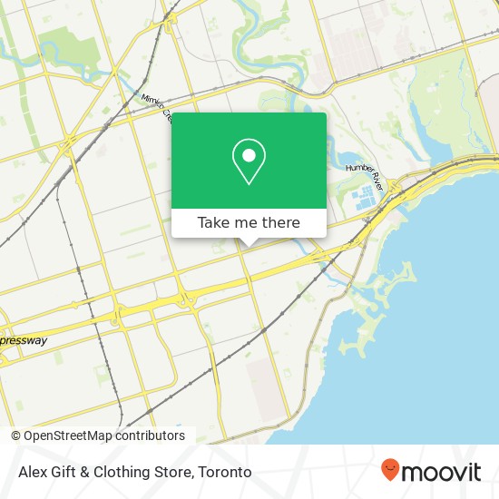 Alex Gift & Clothing Store map