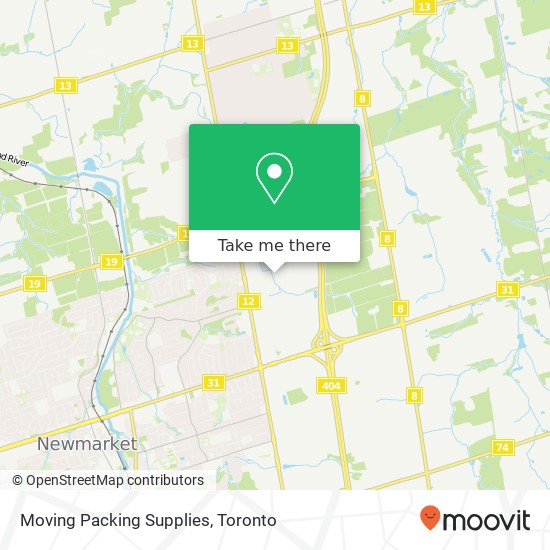 Moving Packing Supplies map