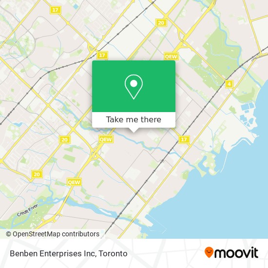 Benben Enterprises Inc map