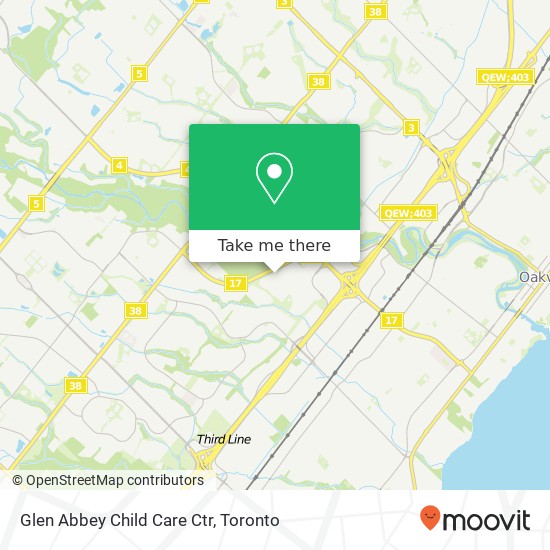 Glen Abbey Child Care Ctr map