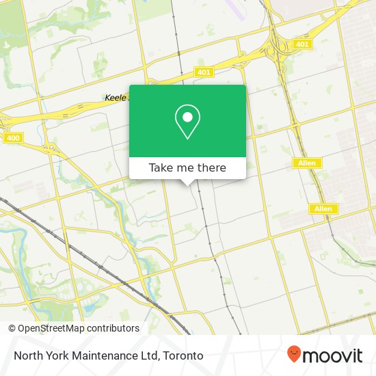 North York Maintenance Ltd map