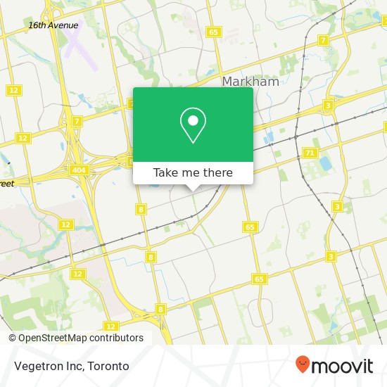 Vegetron Inc map