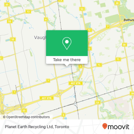 Planet Earth Recycling Ltd map