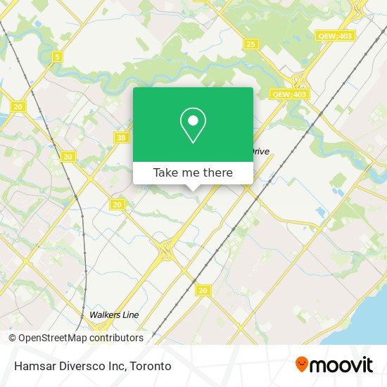 Hamsar Diversco Inc map