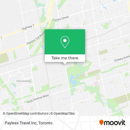 Payless Travel Inc map