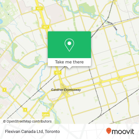 Flexivan Canada Ltd map