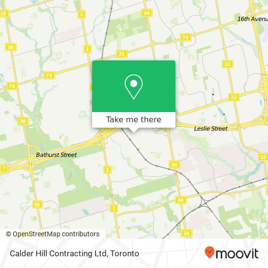 Calder Hill Contracting Ltd map