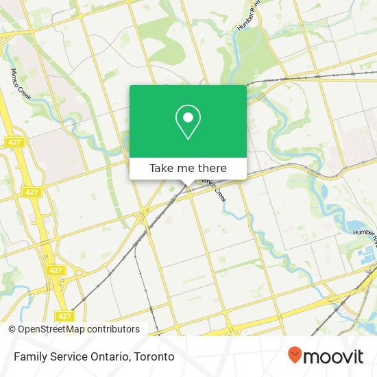 Family Service Ontario map