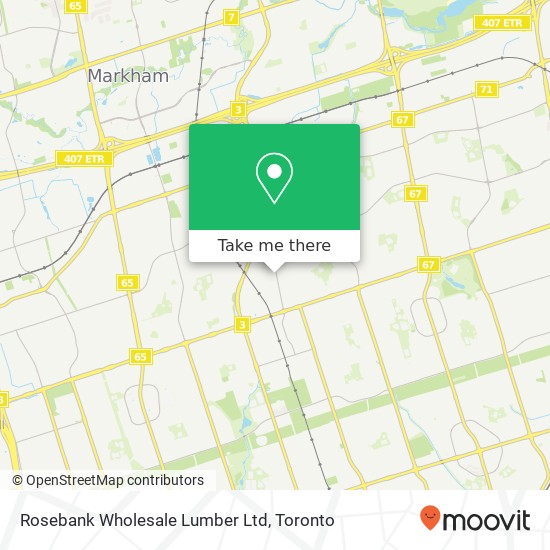 Rosebank Wholesale Lumber Ltd map