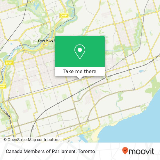 Canada Members of Parliament map