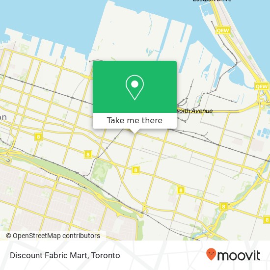 Discount Fabric Mart map