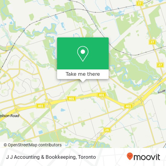 J J Accounting & Bookkeeping map