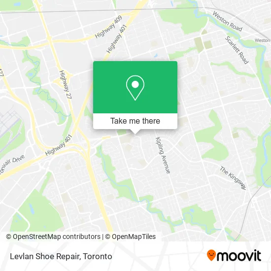 Levlan Shoe Repair map