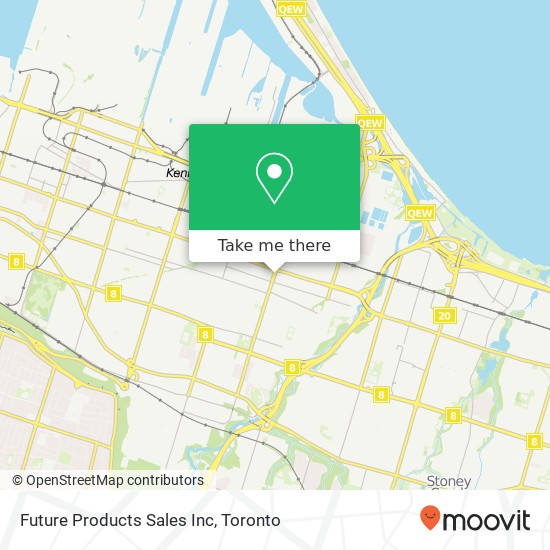 Future Products Sales Inc map