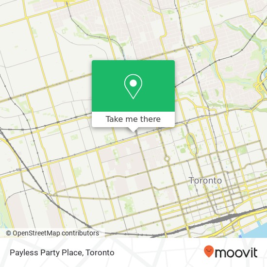 Payless Party Place map