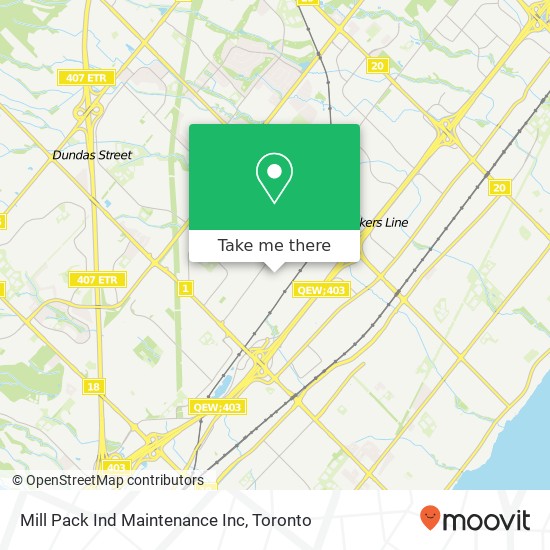 Mill Pack Ind Maintenance Inc map