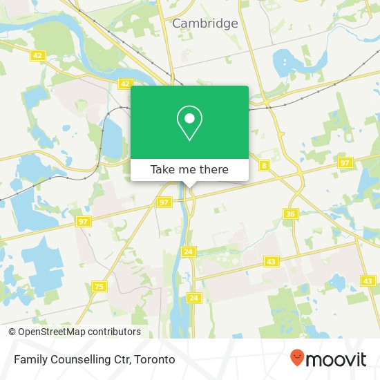 Family Counselling Ctr map