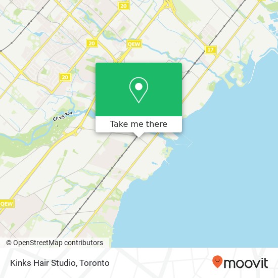 Kinks Hair Studio map