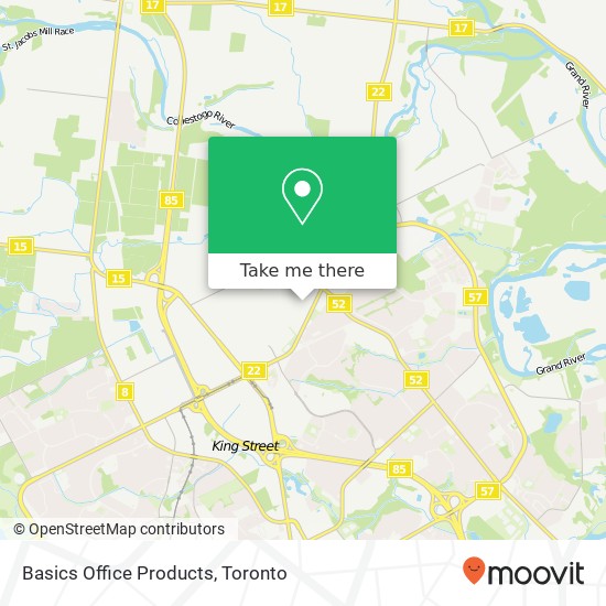 Basics Office Products map