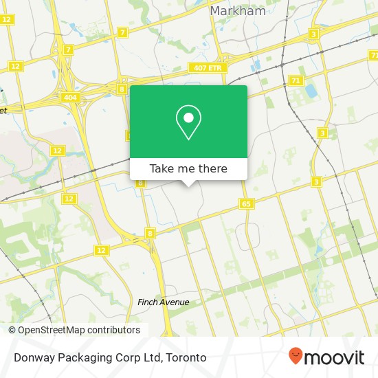 Donway Packaging Corp Ltd map