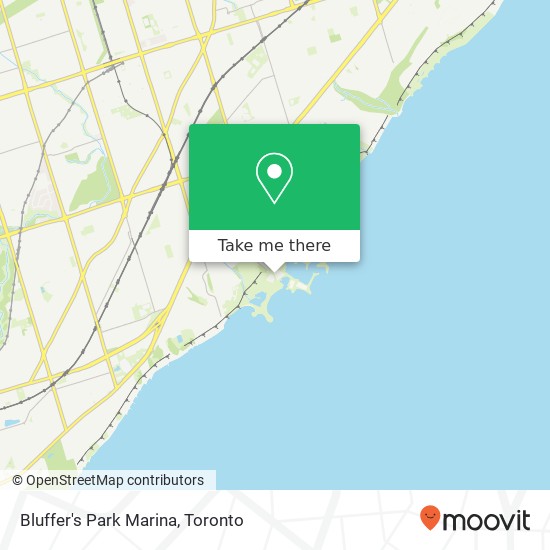 Bluffer's Park Marina plan