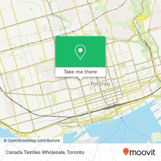 Canada Textiles Wholesale map