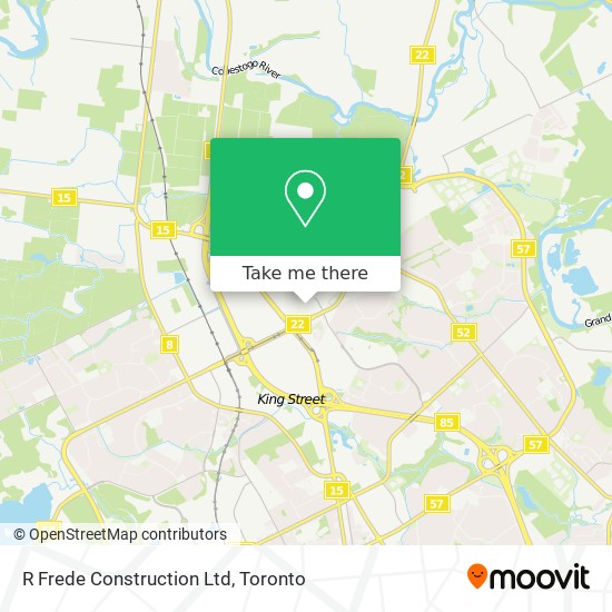 R Frede Construction Ltd map