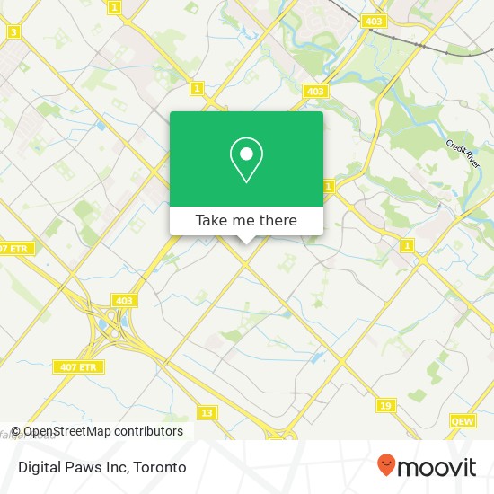 Digital Paws Inc map