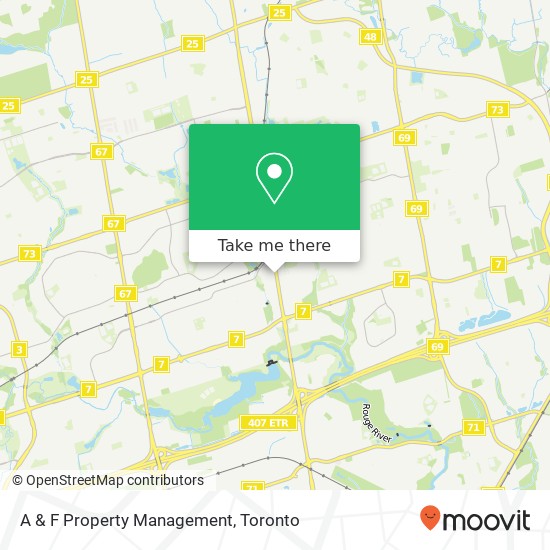 A & F Property Management map