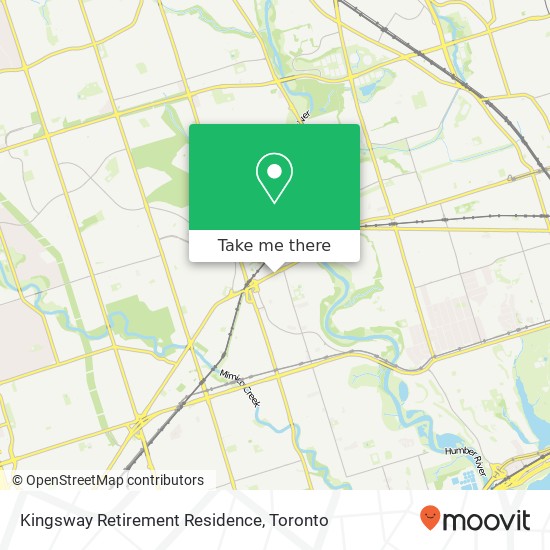 Kingsway Retirement Residence map