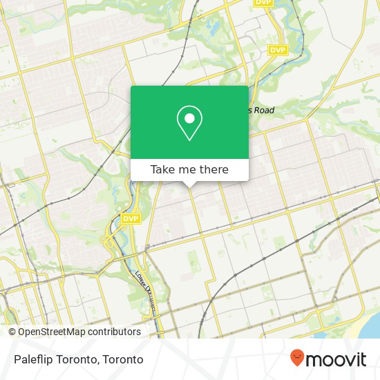 Paleflip Toronto map