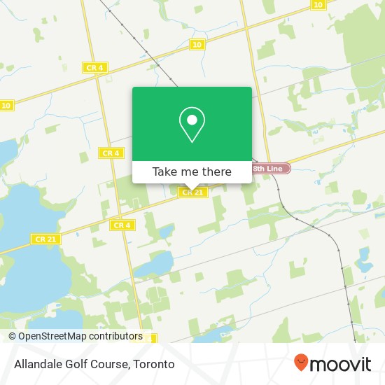 Allandale Golf Course map