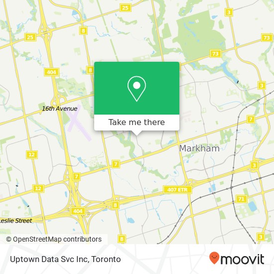 Uptown Data Svc Inc map