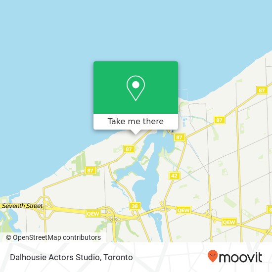 Dalhousie Actors Studio map