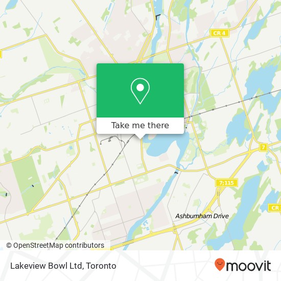 Lakeview Bowl Ltd map