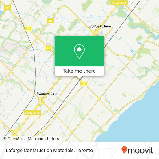 Lafarge Construction Materials map