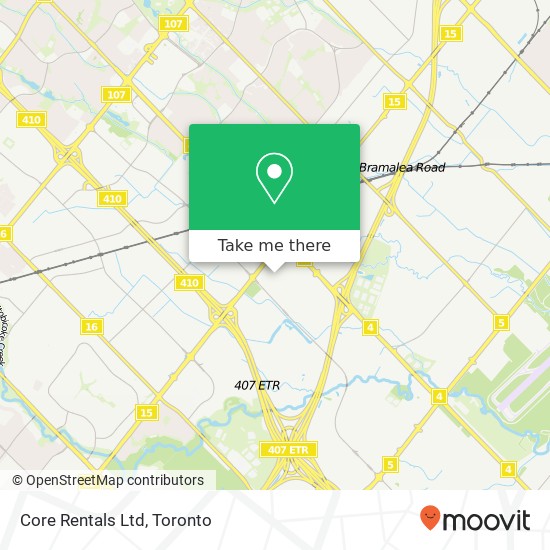 Core Rentals Ltd map