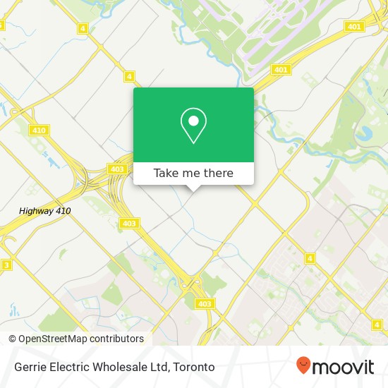 Gerrie Electric Wholesale Ltd map