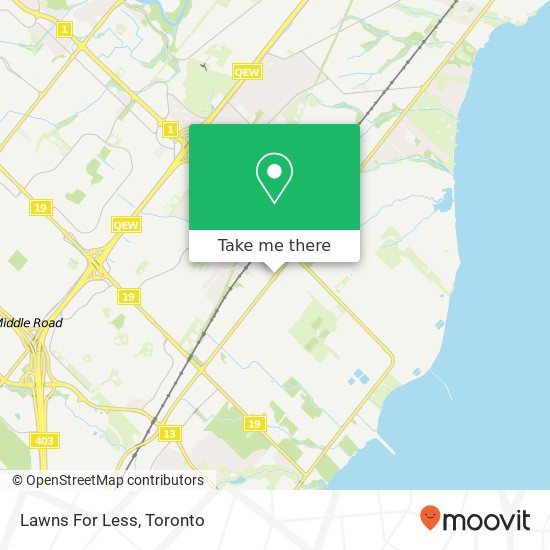 Lawns For Less map